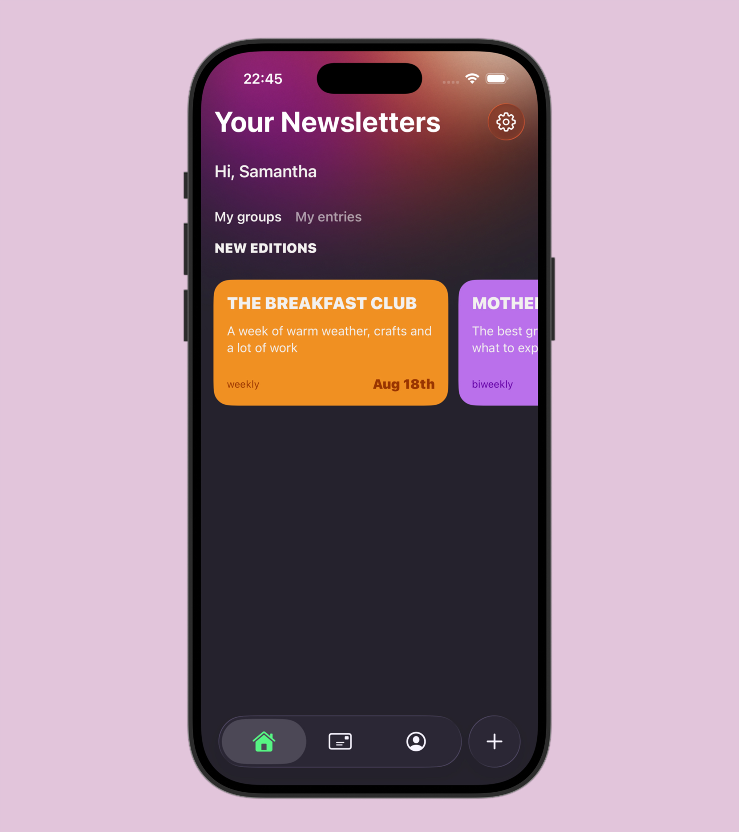 Mailclub iOS app